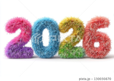 Fluffy 2026 numbers celebrating Happy New Year on white background. Festively decorated celebration. Written numbers forming 2026. Symbol Of Future Prosperity. Planning For A Goal And An Achievement Fluffy 2026 numbers celebrating Happy New Year on white background. Festively decorated celebration. Written numbers forming 2026. Symbol Of Future Prosperity. Planning For A Goal And An Achievement 130030870