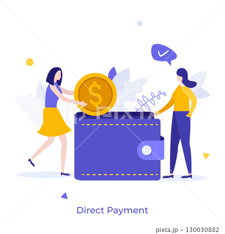 Modern Business Character Concept. Vector Illustration Modern Business Character Concept. Vector Illustration 130030882