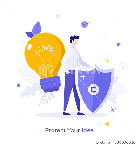 Modern Business Character Concept. Vector Illustration 130030910