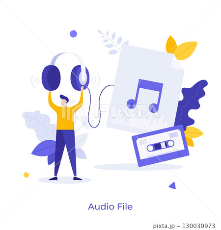 Modern Business Character Concept. Vector Illustration 130030973