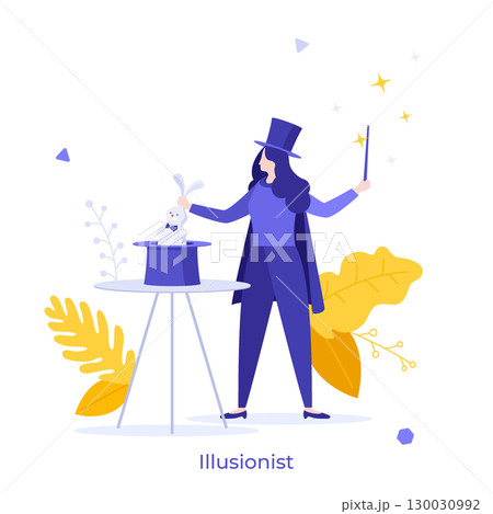 Modern Business Character Concept. Vector Illustration 130030992