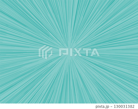 青緑色の集中線の背景 130031382
