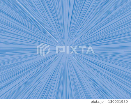 青色の集中線の背景 青色の集中線の背景 130031980