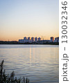 Sunset hour by the lake. Outdoors 130032346