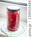 Home made jam made of wild apples 130032484
