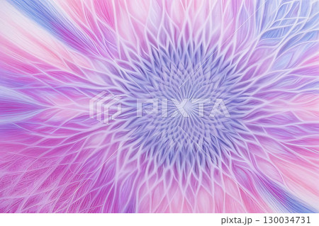 abstract design with radiating patterns in soft pastel colors. Delicate, dreamy aesthetic structure 130034731