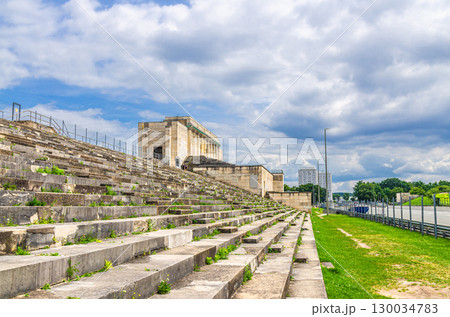 Zeppelinfeld Zeppelin Field Zeppelinwiese with grandstand and stand Zeppelin Tribune in Nuremberg city, Middle Franconia region, Bavaria state, Germany Zeppelinfeld Zeppelin Field Zeppelinwiese with grandstand and stand Zeppelin Tribune in Nuremberg city, Middle Franconia region, Bavaria state, Germany 130034783