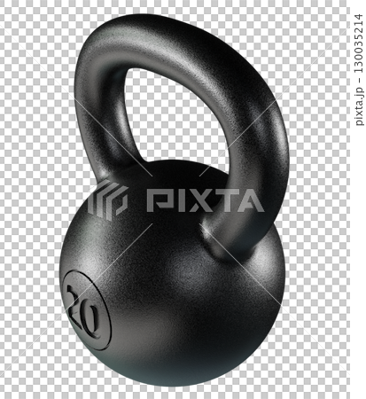 Kettlebell fitness weight, 20 kg heavy cast iron powerlifting equipment 130035214