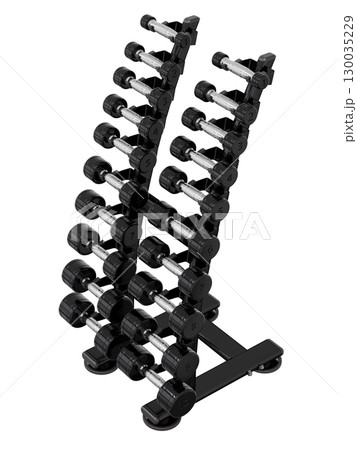 Gym Dumbbell rack, a stand for weightlifting gym equipment Gym Dumbbell rack, a stand for weightlifting gym equipment 130035229