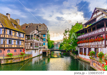 Strasbourg city historic Centre, Alsace region, France 130035357