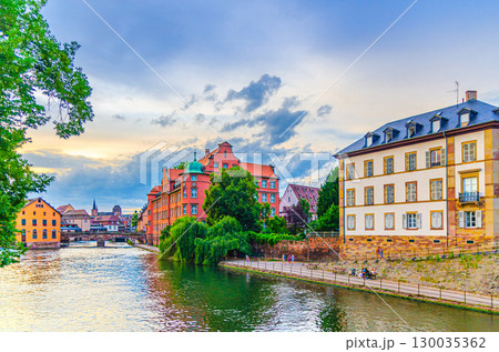 Strasbourg city historic Centre, Alsace region, France 130035362