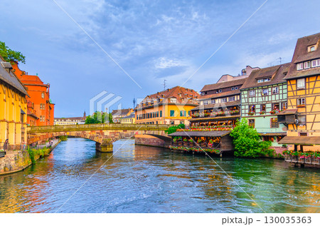 Strasbourg city historic Centre, Alsace region, France 130035363