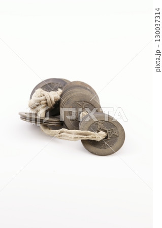 古銭の寛永通宝　江戸時代の貨幣通貨 130037314