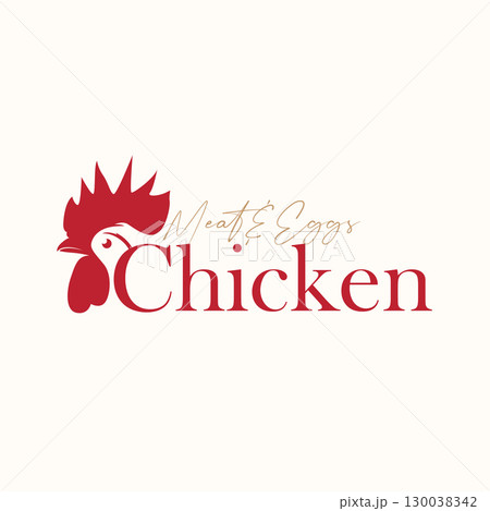 Simple chicken logo design with minimalist and modern concept and also vintage retro, livestock farm design, symbol illustration and brand template, poster, and business Simple chicken logo design with minimalist and modern concept and also vintage retro, livestock farm design, symbol illustration and brand template, poster, and business 130038342