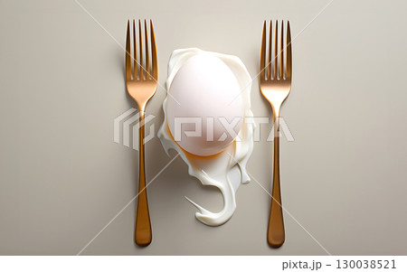 decorative and designer stand and egg rack. art in the food industry 130038521