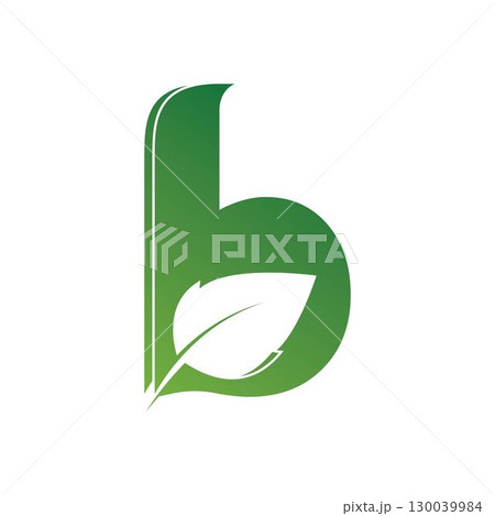 Letter Initial B Leaf Logo vector Design Letter Initial B Leaf Logo vector Design 130039984