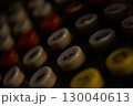 レトロなレジスターのボタン 130040613