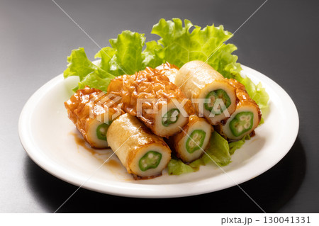 ちくわ　オクラ詰め焼き 130041331