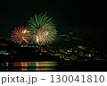 網代温泉の海岸から見た熱海海上花火大会 130041810