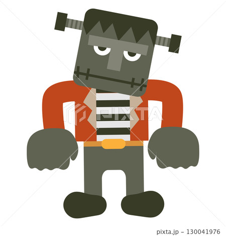 ハロウィンのフランケンシュタインのキャラクター 130041976