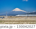 富士山と新幹線 130042027