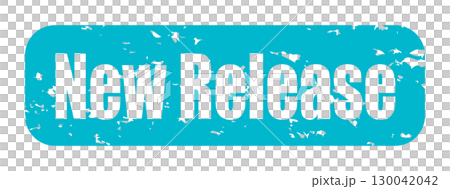 New Release Icon Illustration Simple Vector Material Turquoise Blue New Release Icon Illustration Simple Vector Material Turquoise Blue 130042042