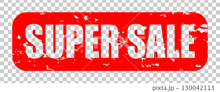 SUPER SALE Icon Illustration Simple Vector Material Red 130042113