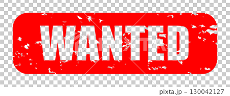 通緝圖示插圖簡單向量素材紅色 130042127