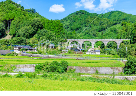 夏の宝珠山橋梁(奈良尾橋)　福岡県朝倉郡 130042301