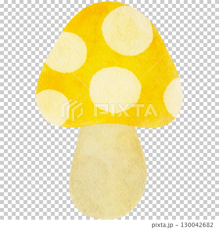 水彩で描いたきのこのイラスト 130042682