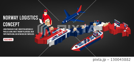 Norway Logistics and Shipping Transportation and Delivery across the World Norway Logistics and Shipping Transportation and Delivery across the World 130043882
