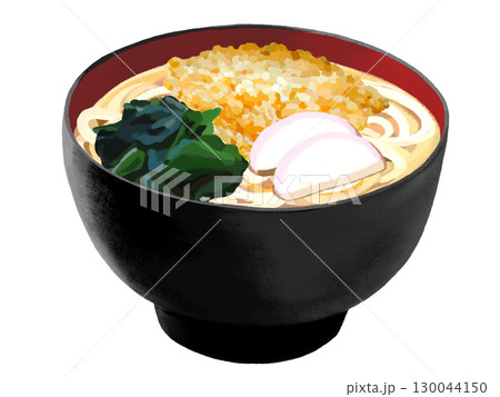 たぬきうどん(黒赤椀) たぬきうどん(黒赤椀) 130044150