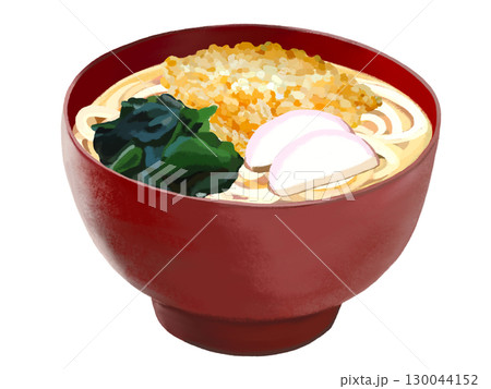 たぬきうどん(赤椀) たぬきうどん(赤椀) 130044152