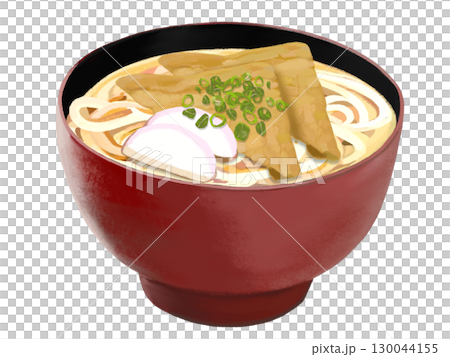 Kitsune udon (red and black bowl) 130044155