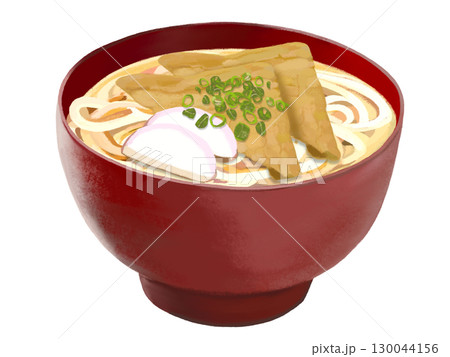 きつねうどん（赤椀） 130044156