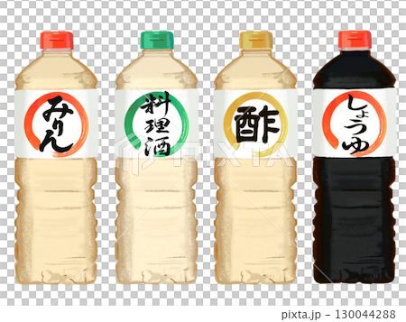 瓶裝調味品套裝（味醂、料酒、醋、醬油） 130044288