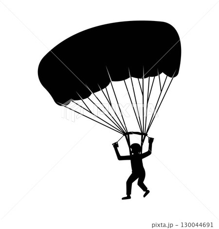 Skydiving logo design vector template, Parachuting logo design Skydiving logo design vector template, Parachuting logo design 130044691