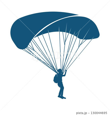 Skydiving logo design vector template, Parachuting design Skydiving logo design vector template, Parachuting design 130044695