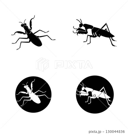 praying mantis icon symbol sign vector praying mantis icon symbol sign vector 130044836