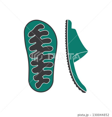 Slippers icon logo design illustration template Slippers icon logo design illustration template 130044852