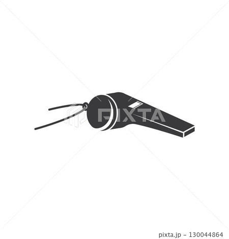Whistle logo illustration template vector 130044864