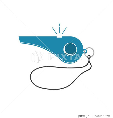 Whistle logo illustration template vector 130044866