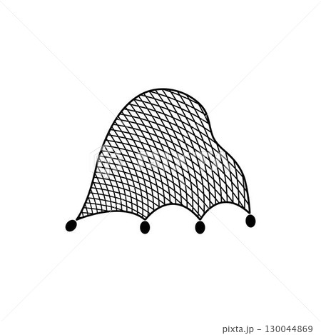 fishing net icon vector illustration template fishing net icon vector illustration template 130044869