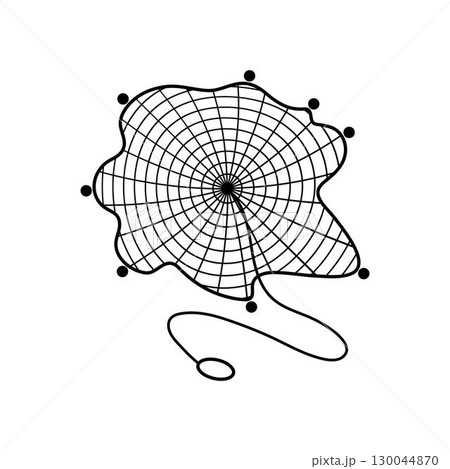 fishing net icon vector illustration template fishing net icon vector illustration template 130044870