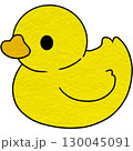 a yellow duck on a transparent background 130045091