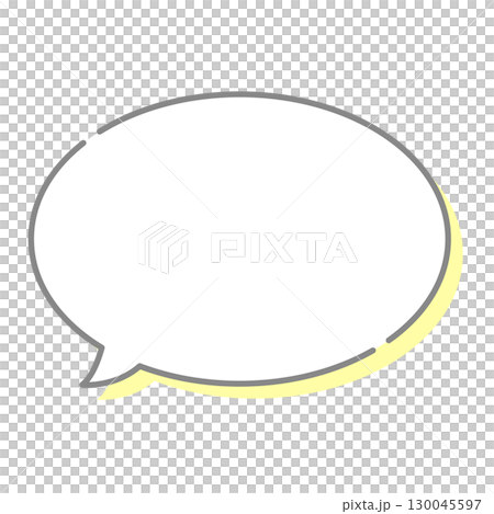 陰影氣泡 1 顏色：虛線 黃色 單一 130045597