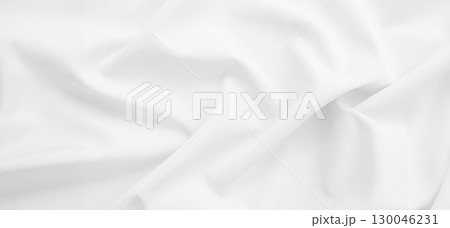 White Fabrick Cloth Background Gradient Color Pattern Silk Luxury Cotton Sheet Material Satin Material Linen Surface Canvas Abstract Weave Fashion Wallpaper Textile Vintage Backdrop Smooth Card Modern 130046231