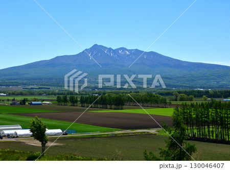 6月の斜里岳景観 6月の斜里岳景観 130046407