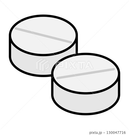 2つの錠剤 130047716
