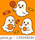 可愛いオバケのハロウィン 130048046